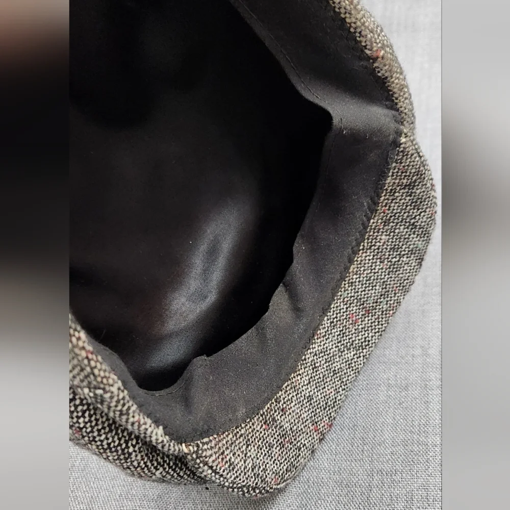 Vintage Haband Tweed Touring Herringbone Cap USA Made. lg - Picture 8 of 11